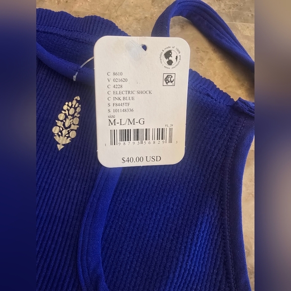 Free People Happiness Runs Square Neck Tank. M/l - Picture 4 of 4